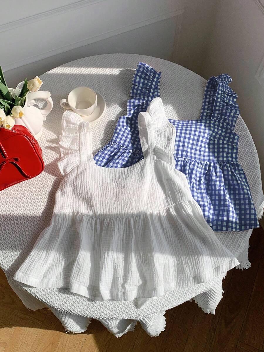 SHEIN TOP WZÓR KRATKA S06__S
