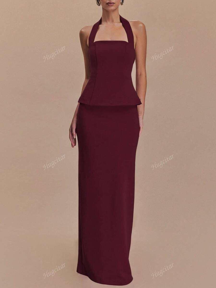SHEIN DWUCZĘŚCIOWY KOMPLET SPÓDNICA TOP S06__M