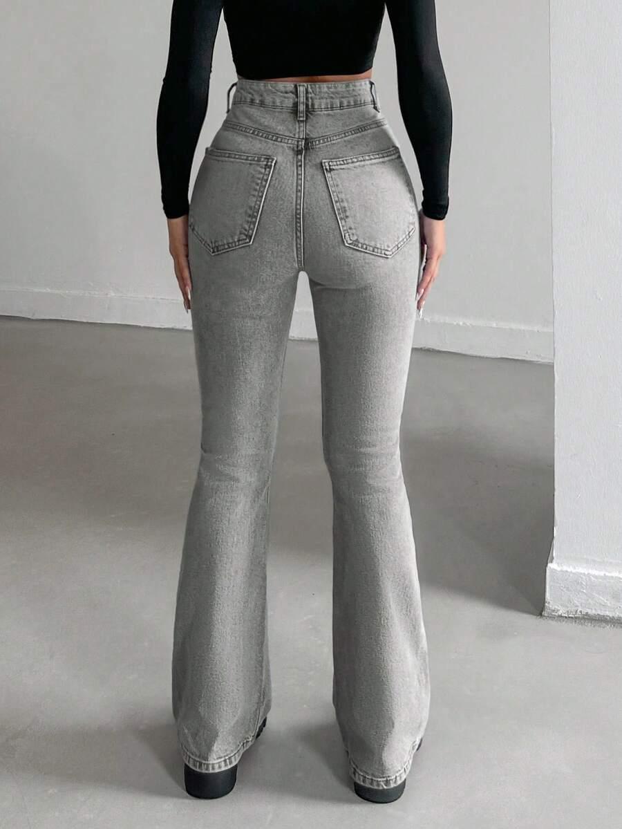 SHEIN SPODNIE JEANS WYSOKI STAN S06__34