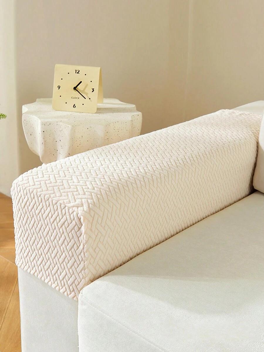 SHEIN BEŻOWY POKROWIEC NA PODŁOKIETNIK 2 SZTUKI S07__20X53X25