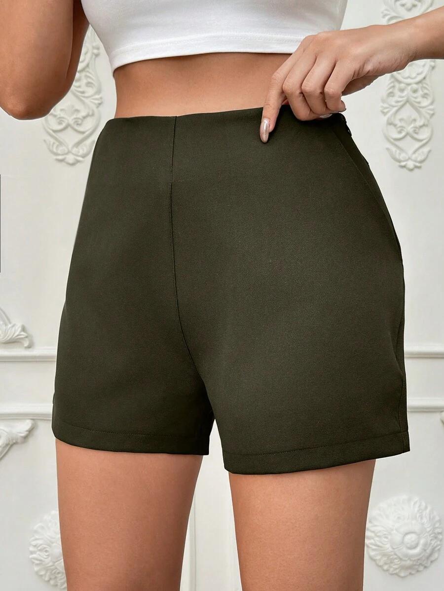 SHEIN ZIELONE KRÓTKIE SPODENKI S09__M