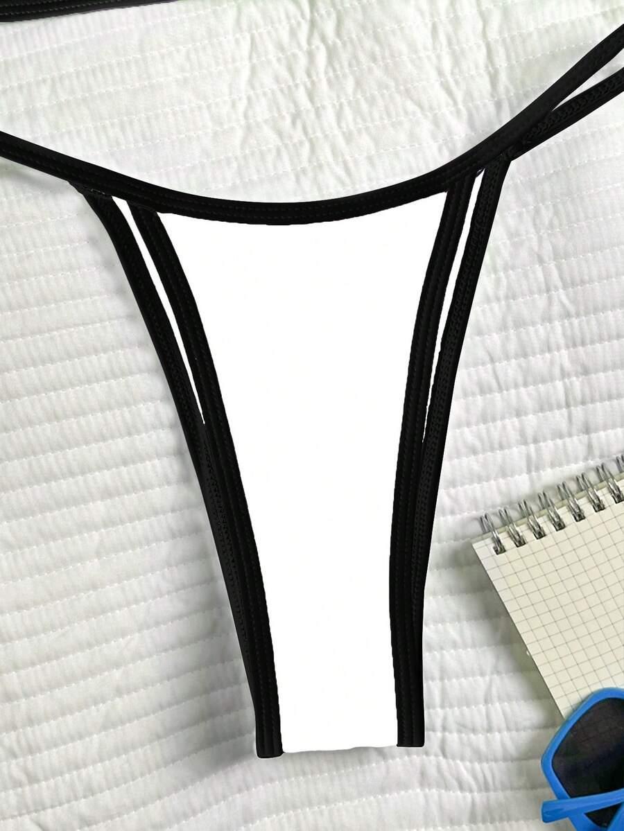 SHEIN DWUCZĘŚCIOWY STRÓJ KĄPIELOWY S09__XS