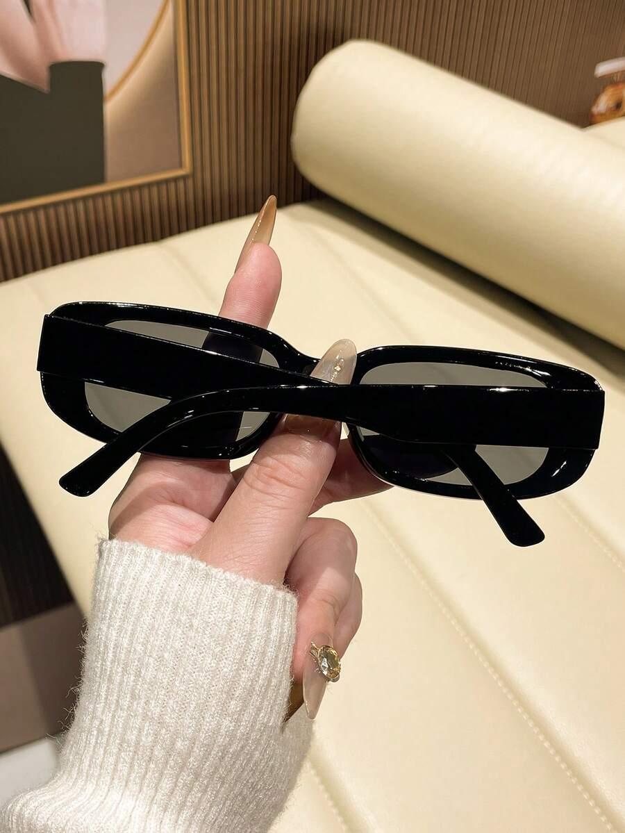 SHEIN CZARNE OKULARY PRZECIWSŁONECZNE S07