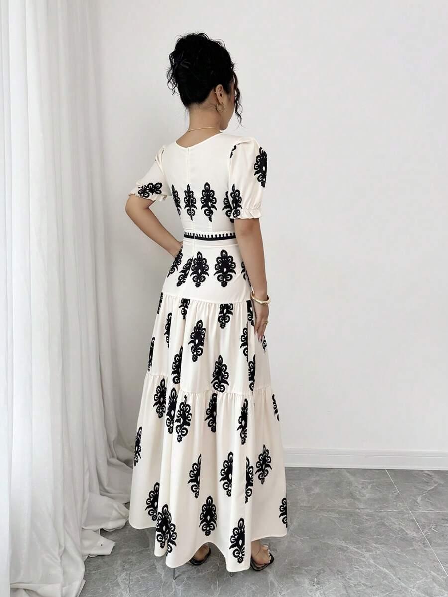 SHEIN MAXI SUKIENKA WZÓR S06__XL