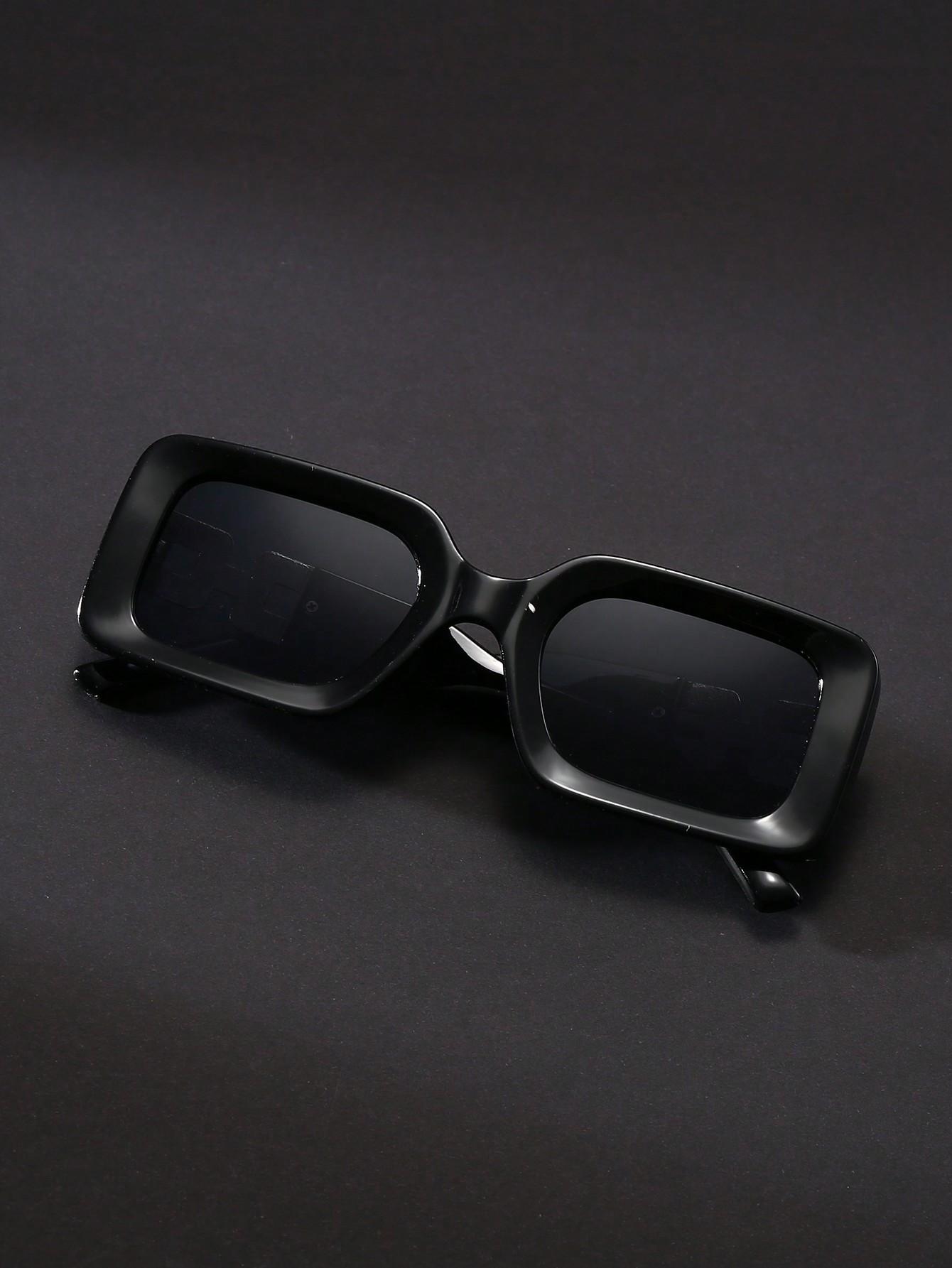 SHEIN CZARNE OKULARY PRZECIWSŁONECZNE S07