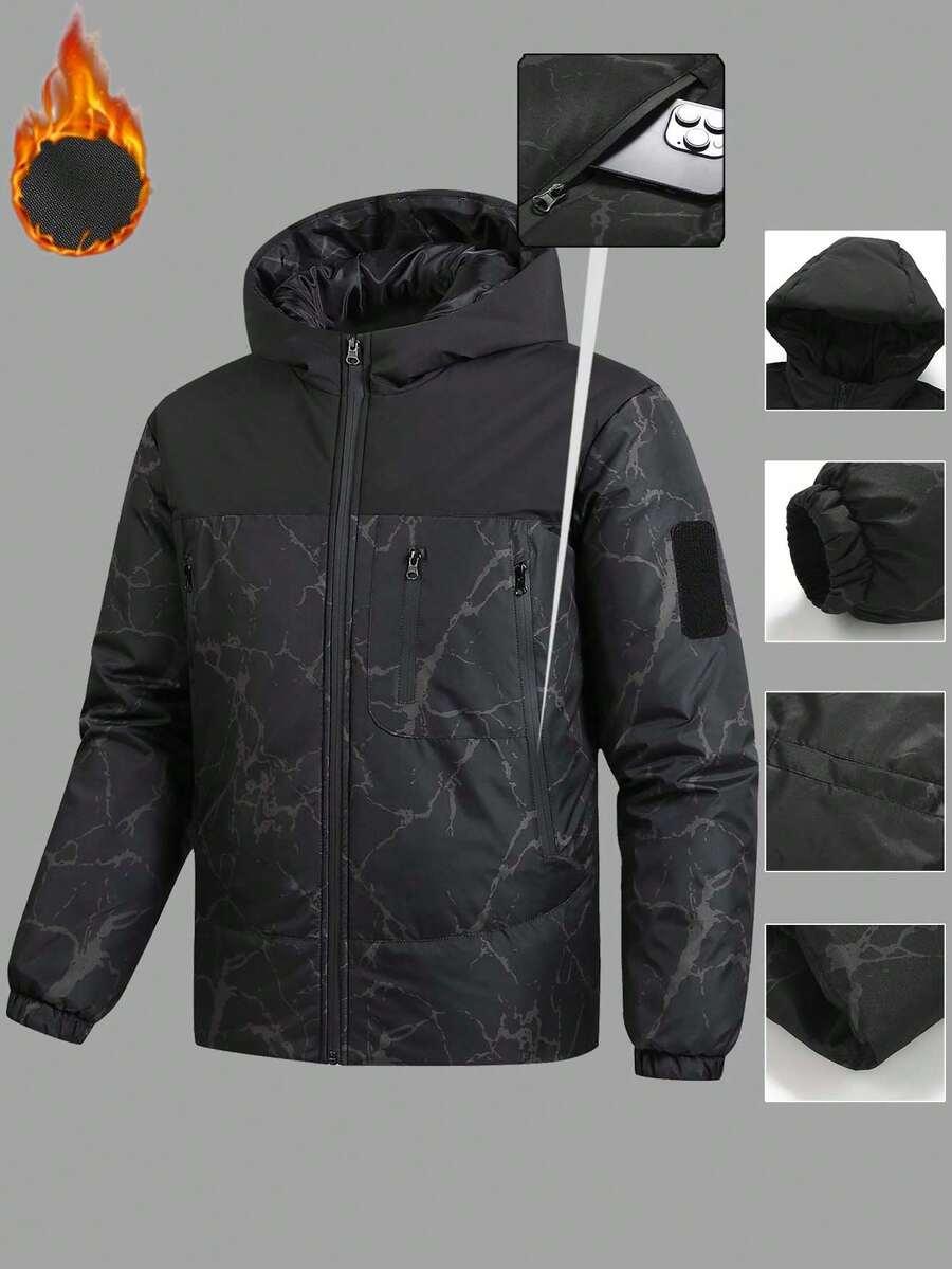 SHEIN CZARNA KURTKA KAPTUR W01__XL