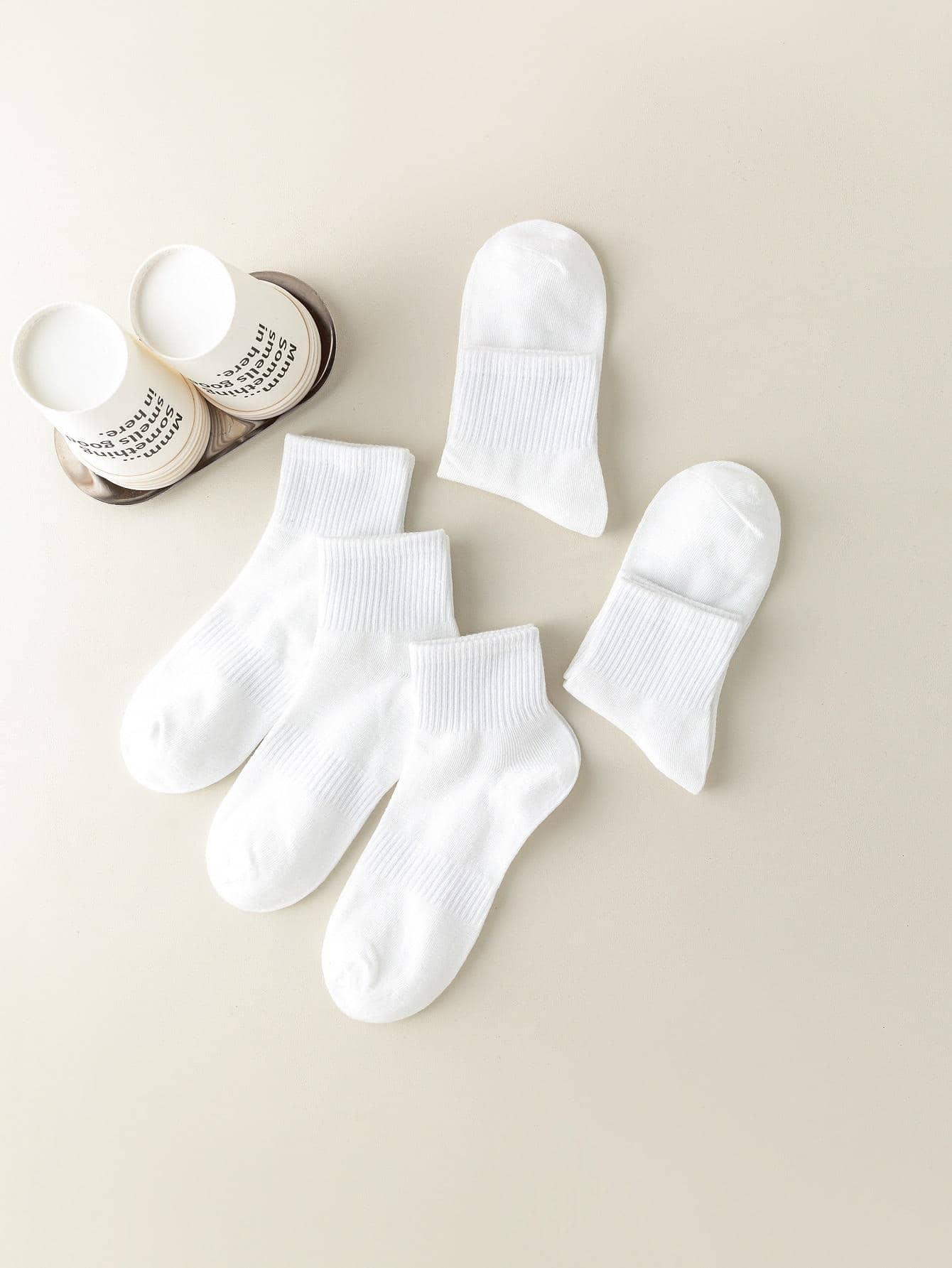 SHEIN BIAŁE SKARPETKI 5-PACK S07__36-39