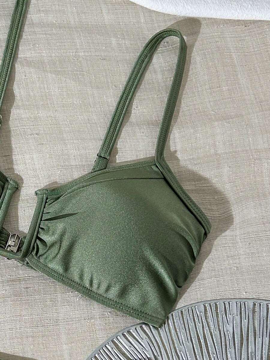SHEIN STRÓJ KĄPIELOWY DWUCZĘŚCIOWY S09__XS
