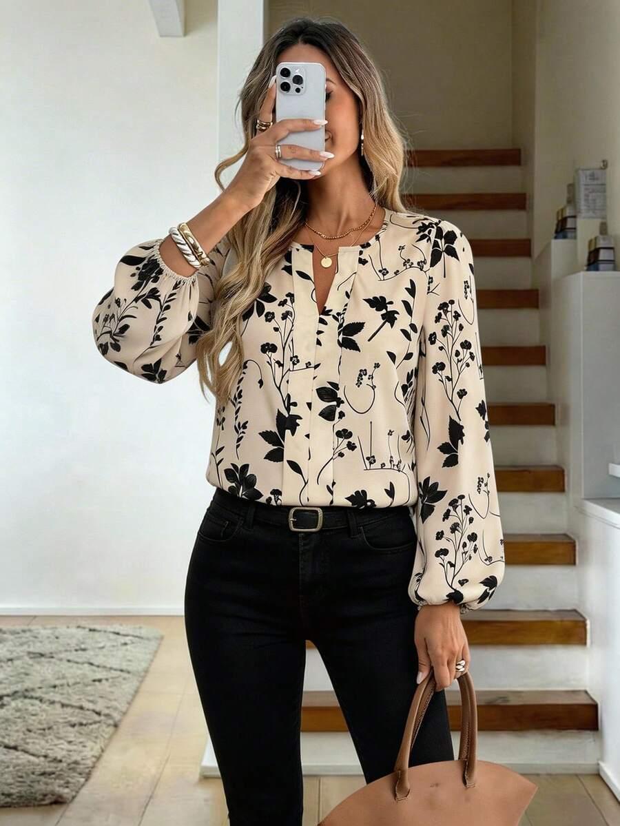 SHEIN BLUZKA DŁUGI RĘKAW S06__M