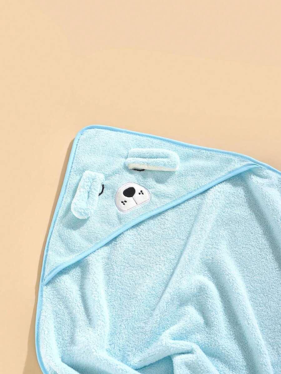 SHEIN NIEBIESKI RĘCZNIK WZÓR S07__80X80