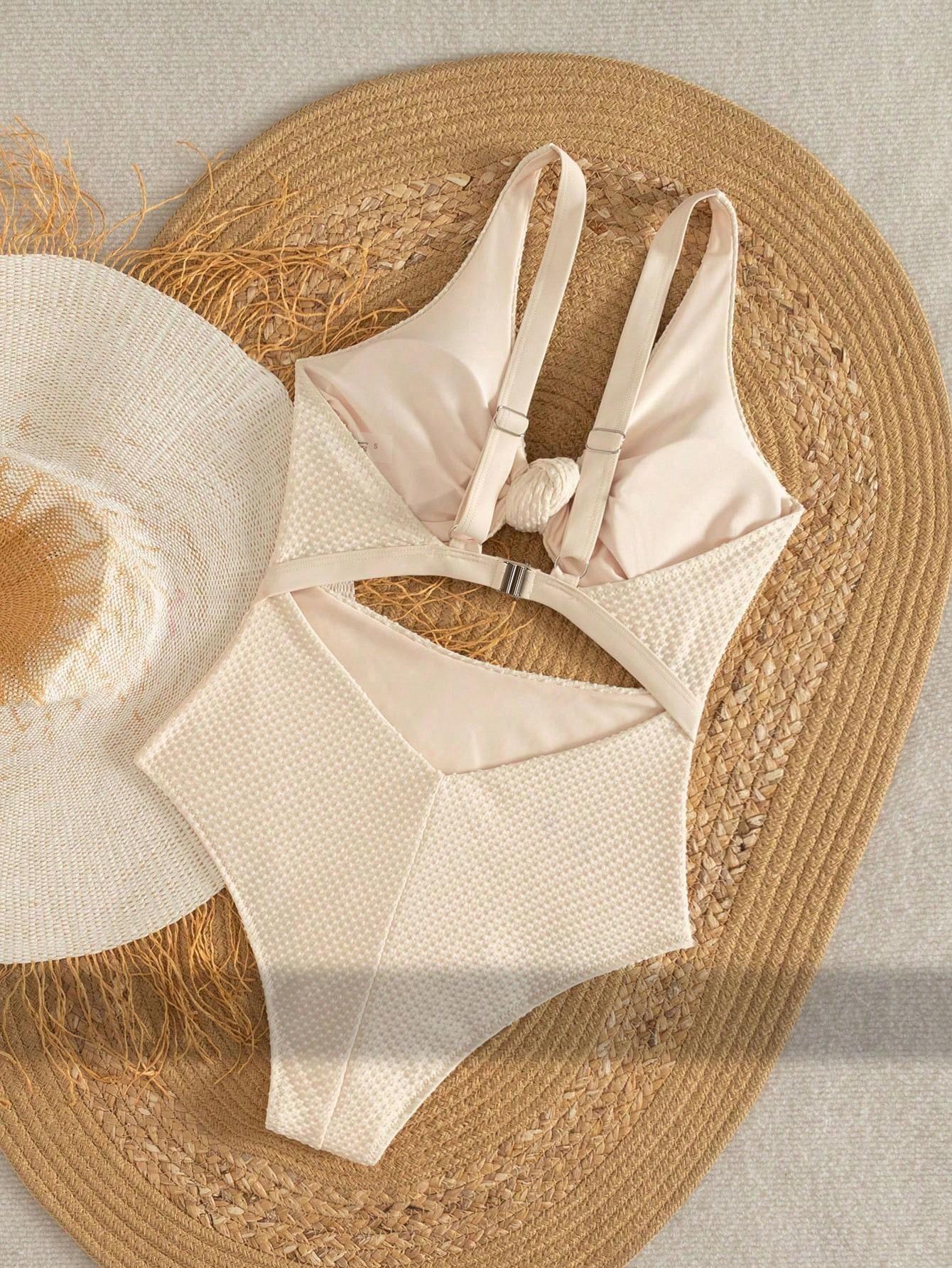 SHEIN JEDNOCZĘŚCIOWY STRÓJ KĄPIELOWY S09__S