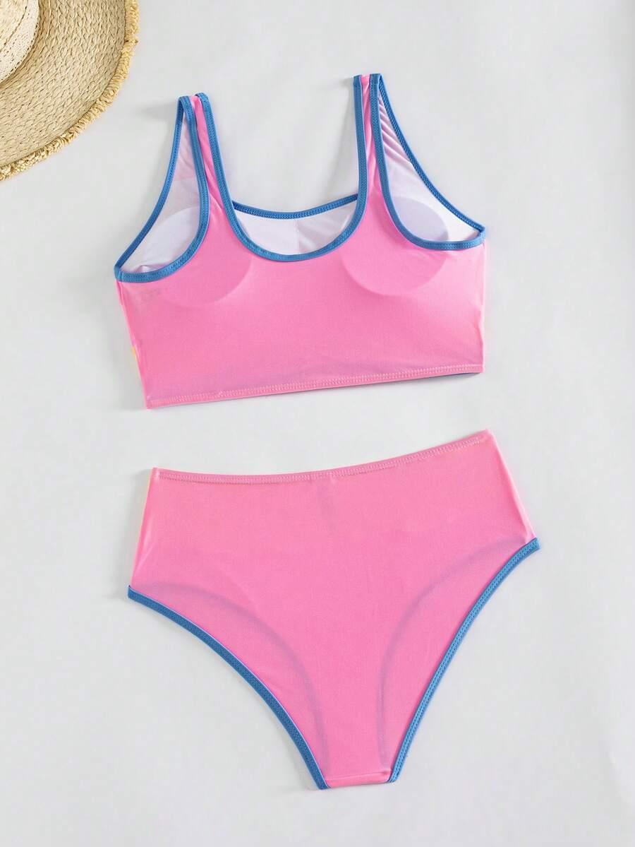SHEIN DWUCZĘŚCIOWY STRÓJ KĄPIELOWY S09__XL