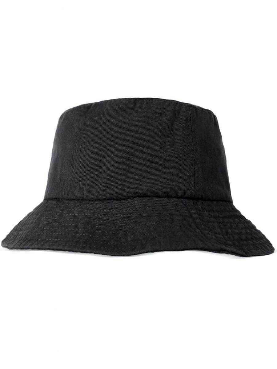 SHEIN CZARNY KAPELUSZ BUCKET S07__58CM