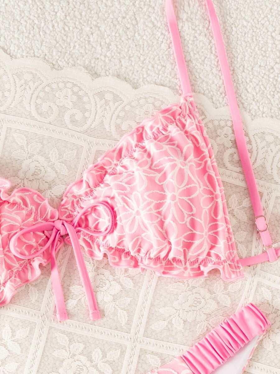 SHEIN DWUCZĘŚCIOWY STRÓJ KĄPIELOWY S09__XL