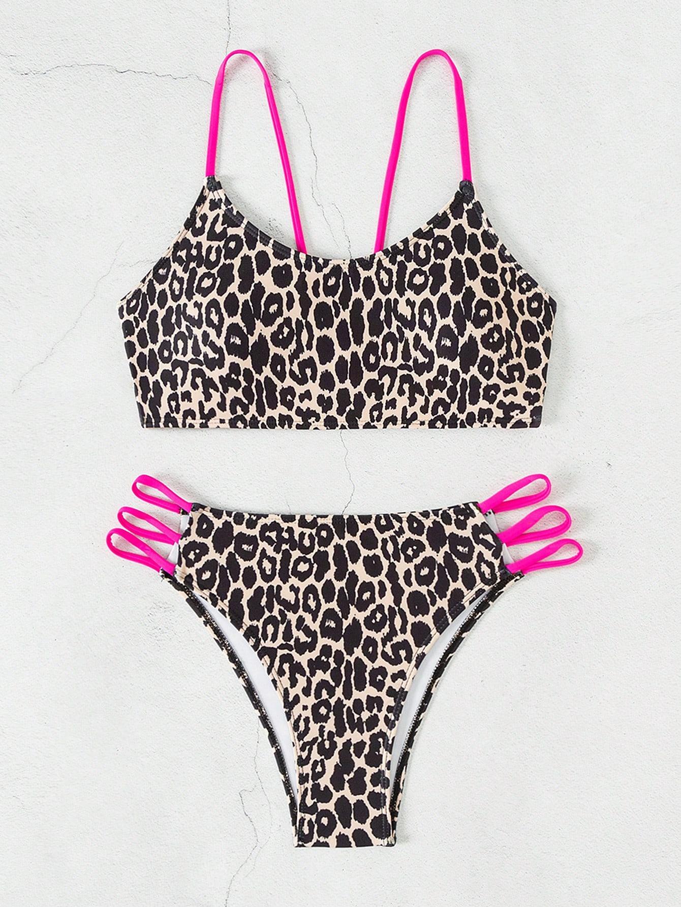 SWIM SXY DWUCZĘŚCIOWY STRÓJ KĄPIELOWY ANIMAL PRINT S09__L
