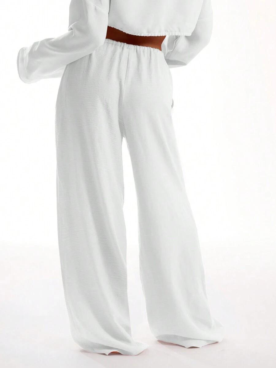 MUSERA BIAŁE SPODNIE CASUAL S06__M