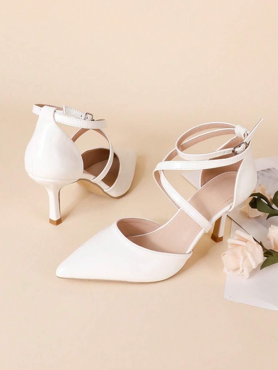 SHEIN BIAŁE CZÓŁENKA SZPIC S06__40,5
