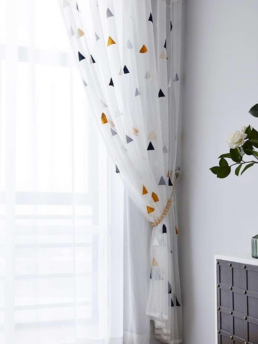 SHEIN BIAŁA ZASŁONA HAFT S07__140X245