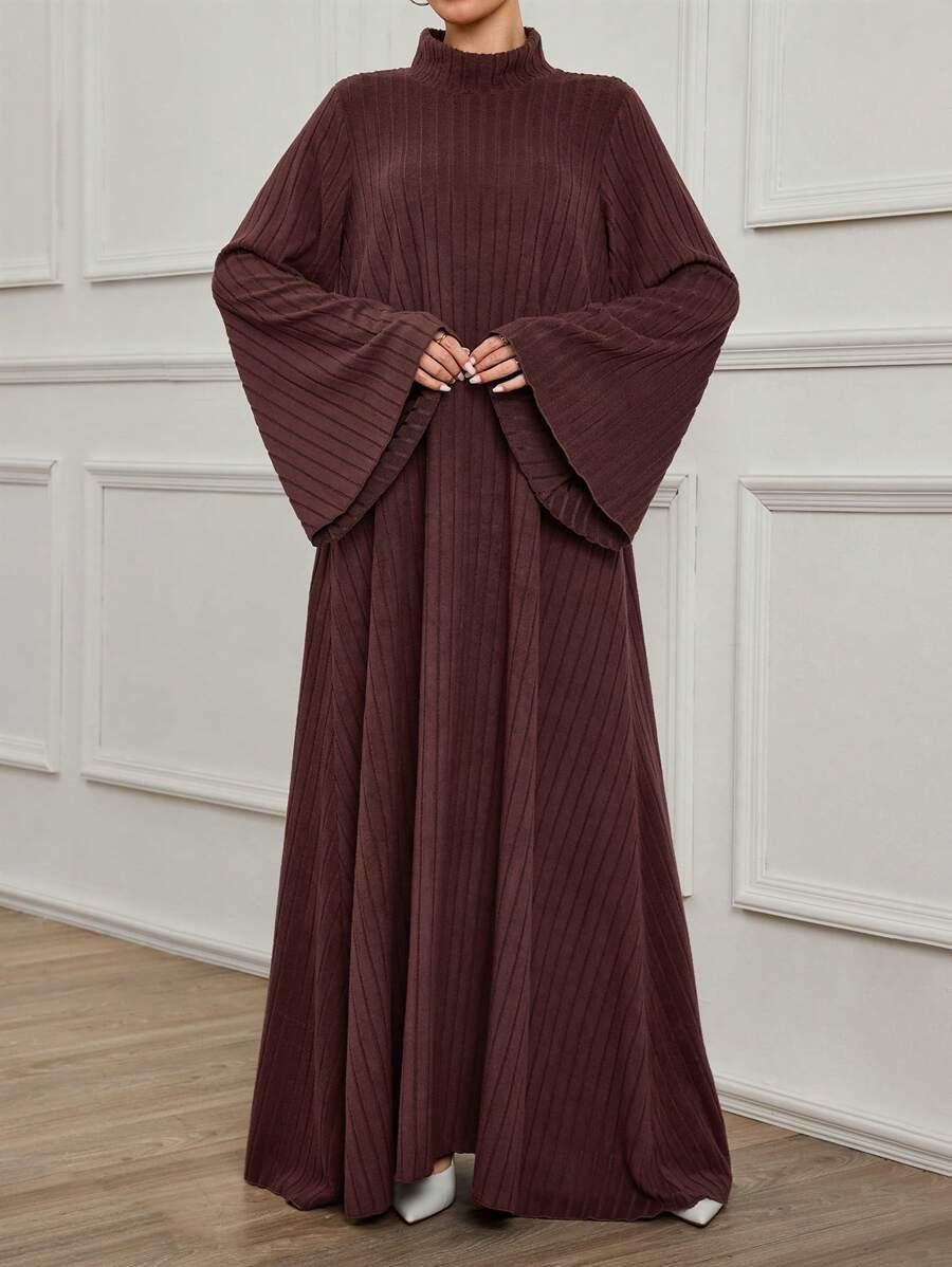 SHEIN PRĄŻKOWANA MAXI SUKIENKA PK01__L
