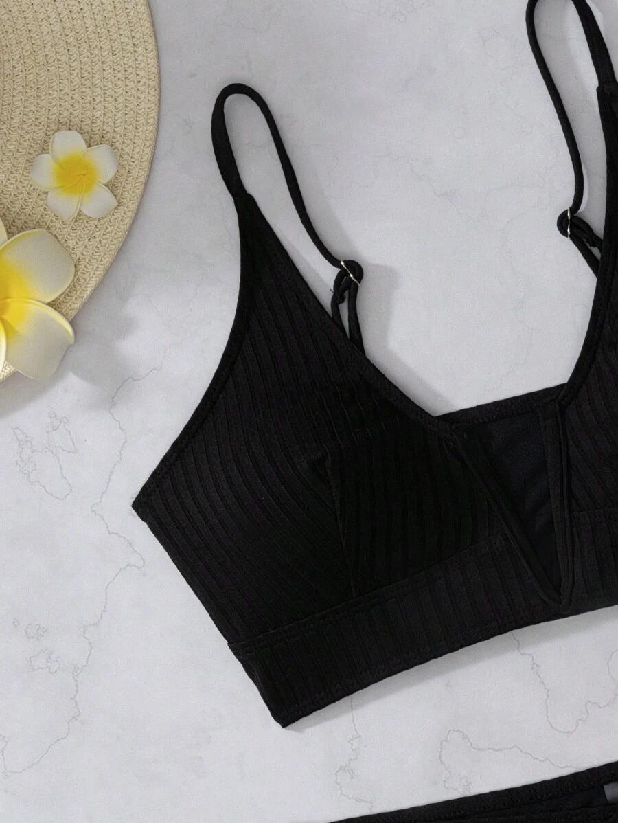 SHEIN DWUCZĘŚCIOWY STRÓJ KĄPIELOWY S09__L