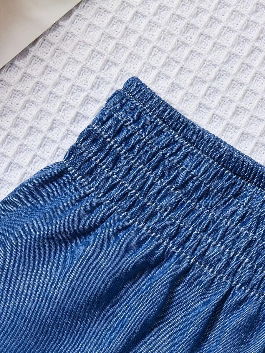 SHEIN NIEBIESKIE SPODENKI CASUAL S06__74/80