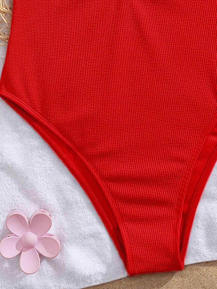 SWIM VCAY CZERWONY KOSTIUM KĄPIELOWY JEDNOCZĘŚCIOWY S09__M