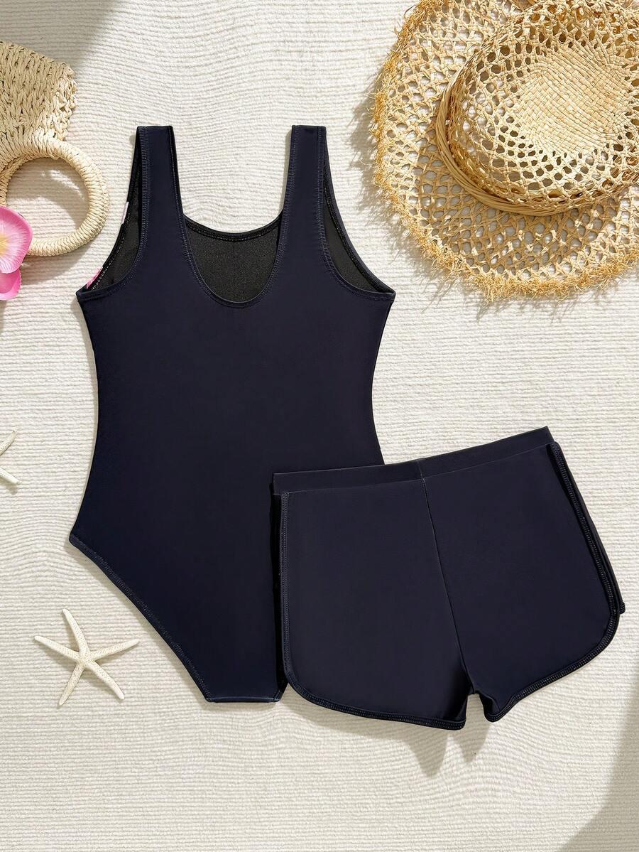 SHEIN SZORTY DÓŁ OD BIKINI WZÓR S06__146