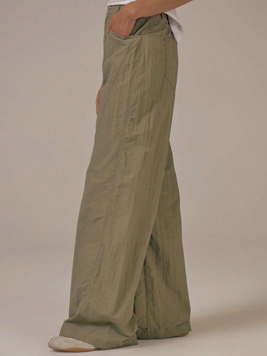 MUSERA ZIELONE PROSTE SPODNIE S06__L