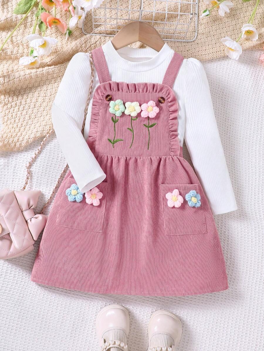 SHEIN OGRODNICZKI BLUZKA KOMPLET S06__110/116