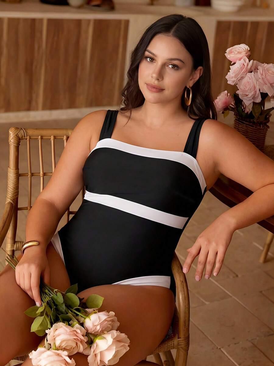 SWIM CHICCIA JEDNOCZĘŚCIOWY STRÓJ KĄPIELOWY KONTRAST S09__50