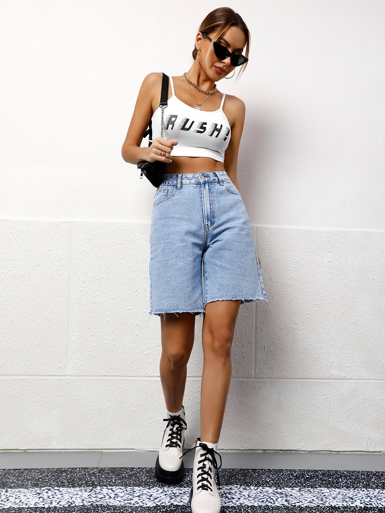 SHEIN SPODENKI JEANS CASUAL