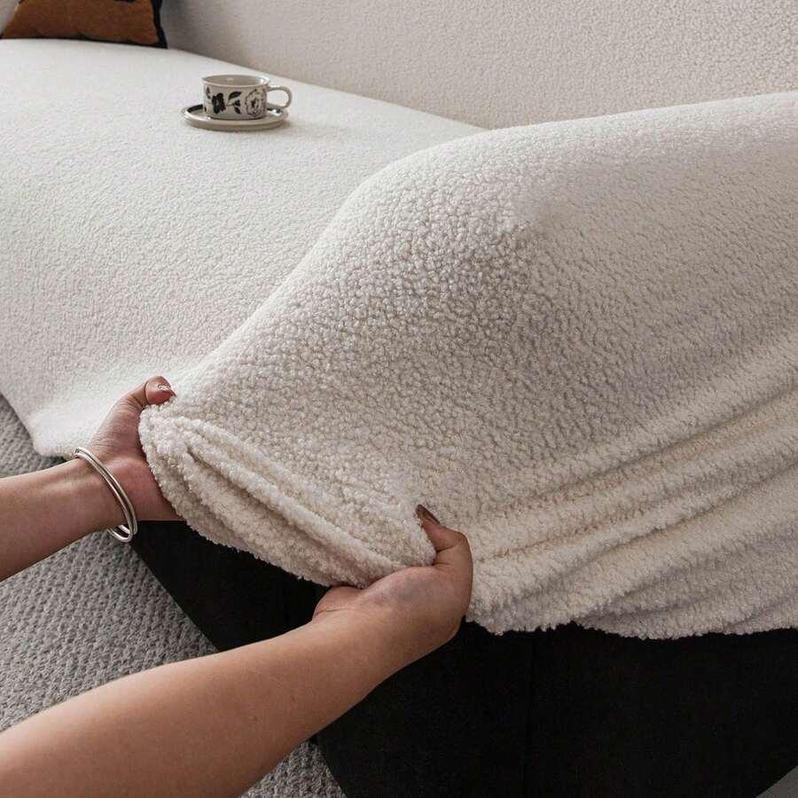 SHEIN BEŻOWY POKROWIEC NA SOFĘ S07__140-170CM