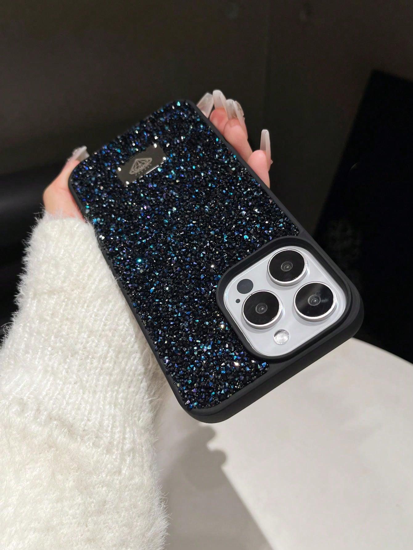 SHEIN CZARNE ETUI NA TELEFON IPHONE 16 PRO S07