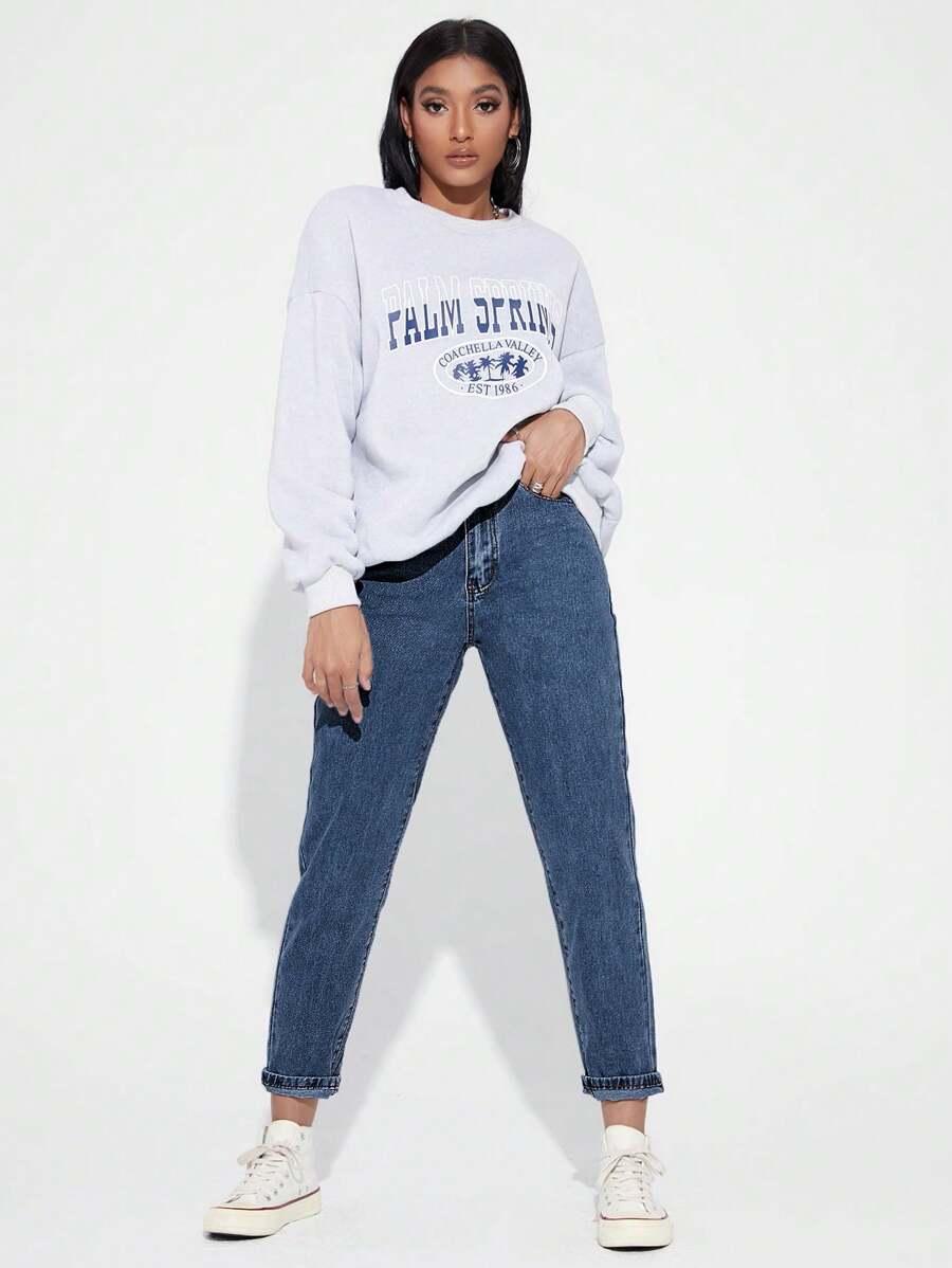 FLEXRA NIEBIESKIE SPODNIE JEANS S06__L