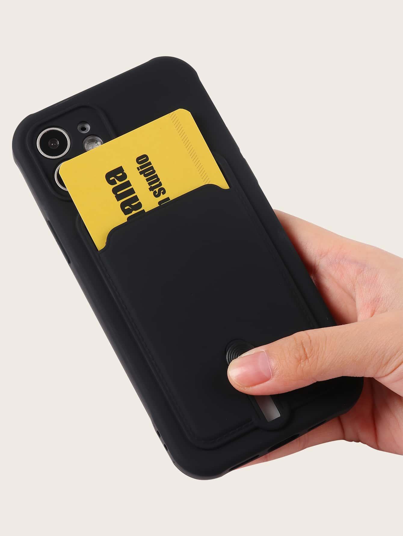 SHEIN CZARNE ETUI NA TELEFON IPHONE 12 S07