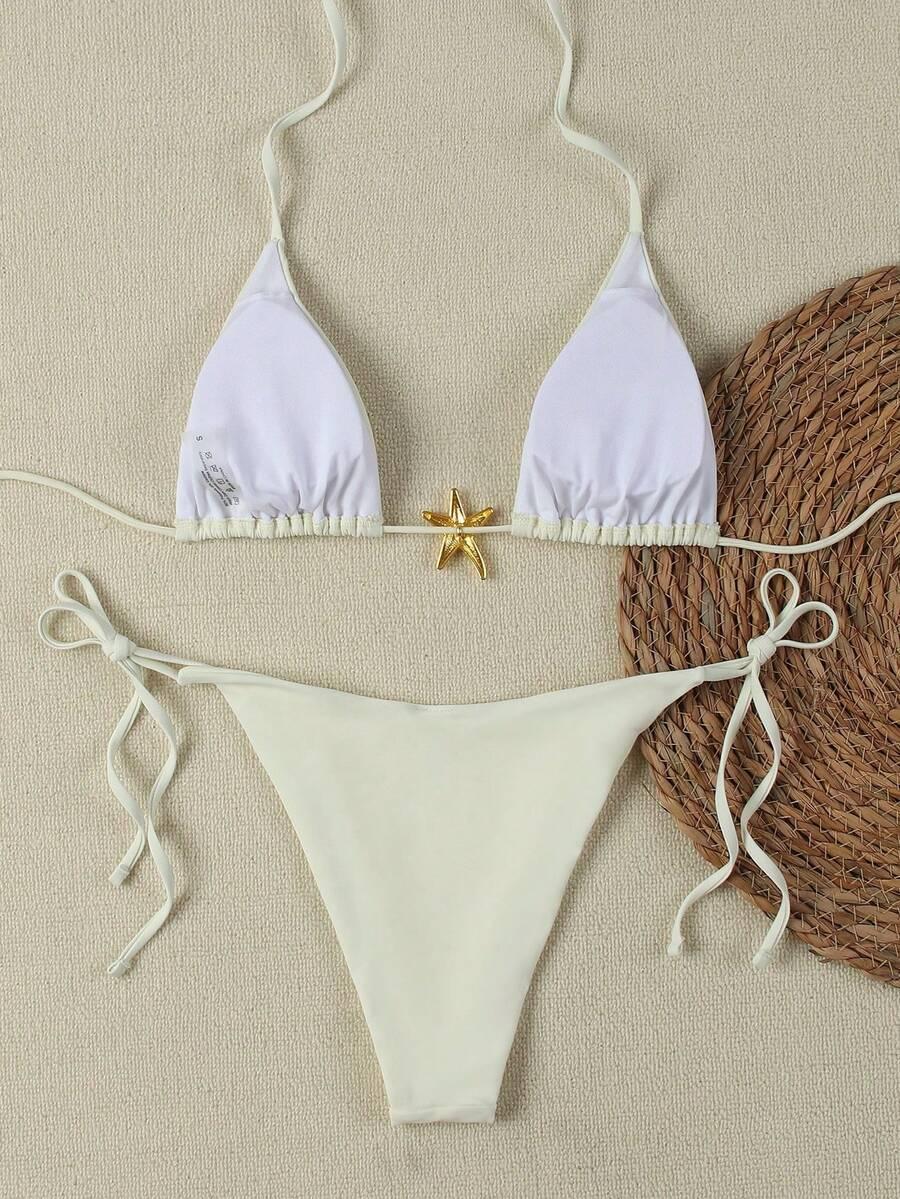 SHEIN DWUCZĘŚCIOWY STRÓJ KĄPIELOWY S09__XS