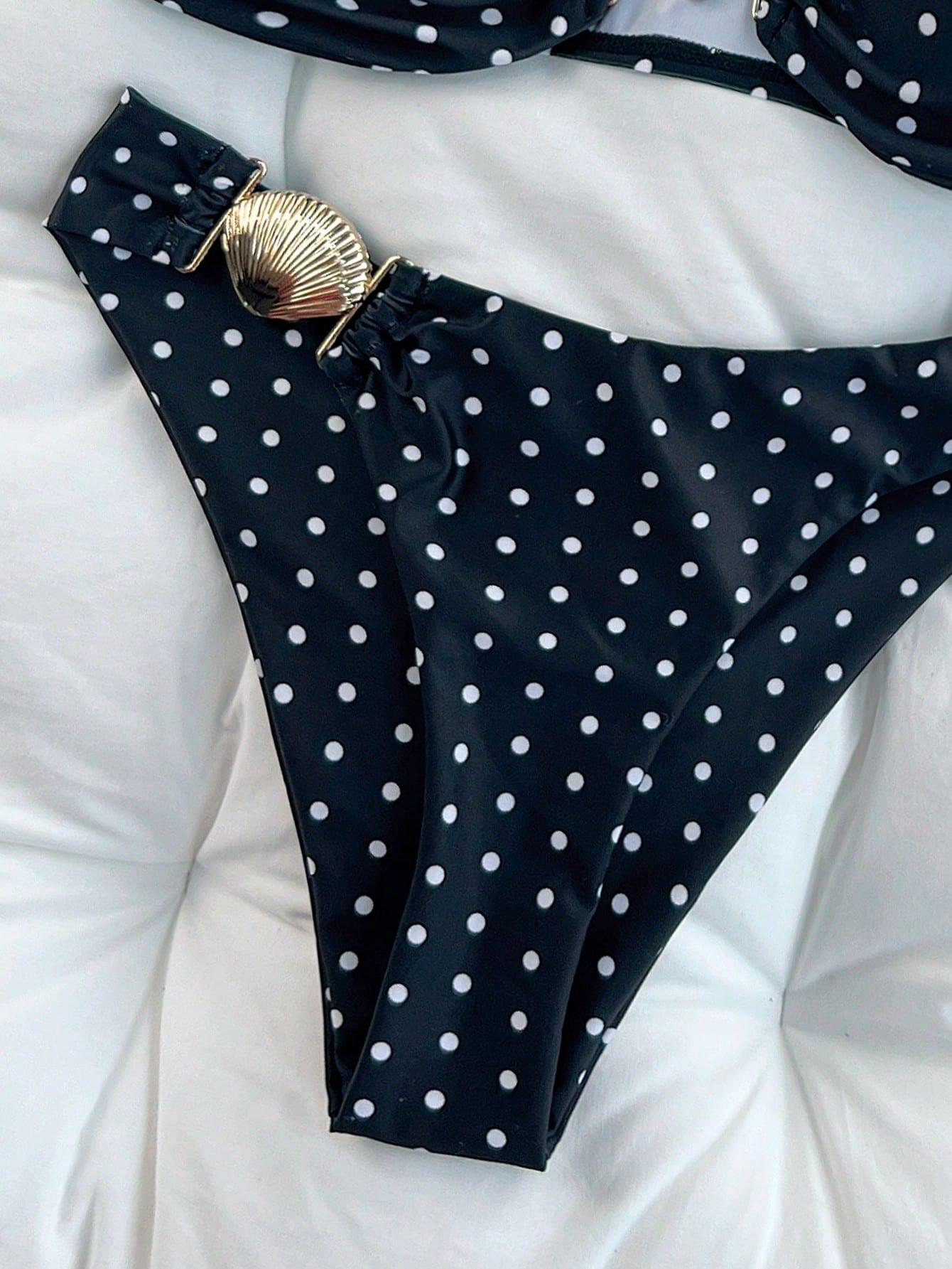 SHEIN DWUCZĘŚCIOWY KOSTIUM KĄPIELOWY BIKINI S09__XL