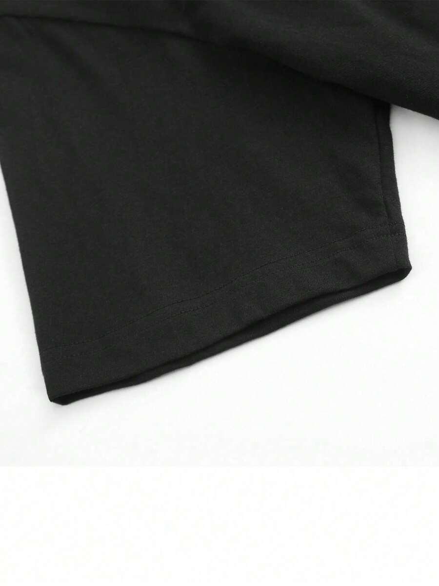 SHEIN T-SHIRT OKRĄGŁY DEKOLT NADRUK PK01__XL