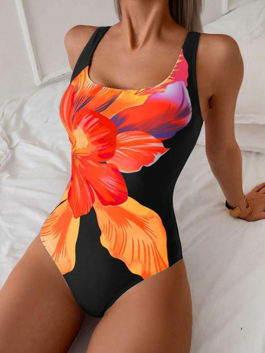 SHEIN JEDNOCZĘŚCIOWY STRÓJ KĄPIELOWY S09__XXL
