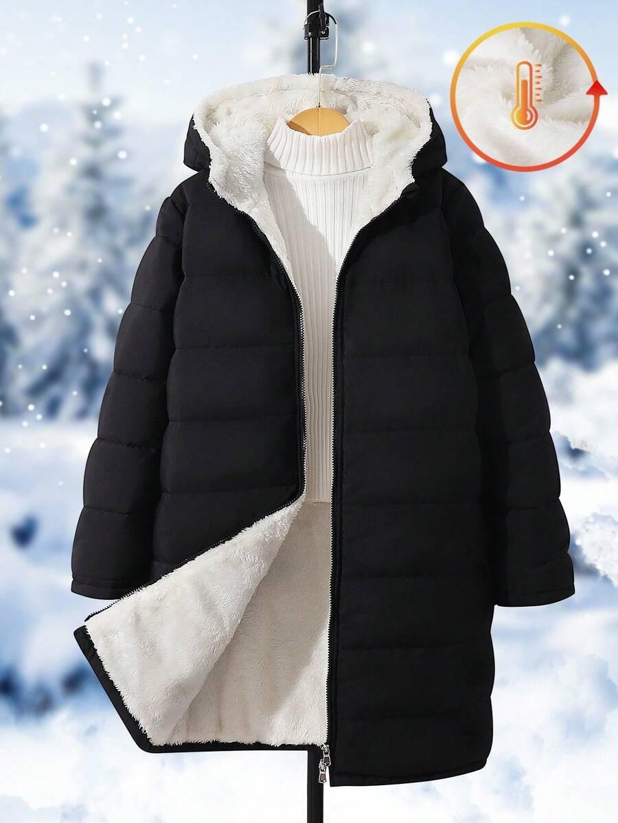 SHEIN CZARNA KURTKA Z KAPTUREM W01__158-162