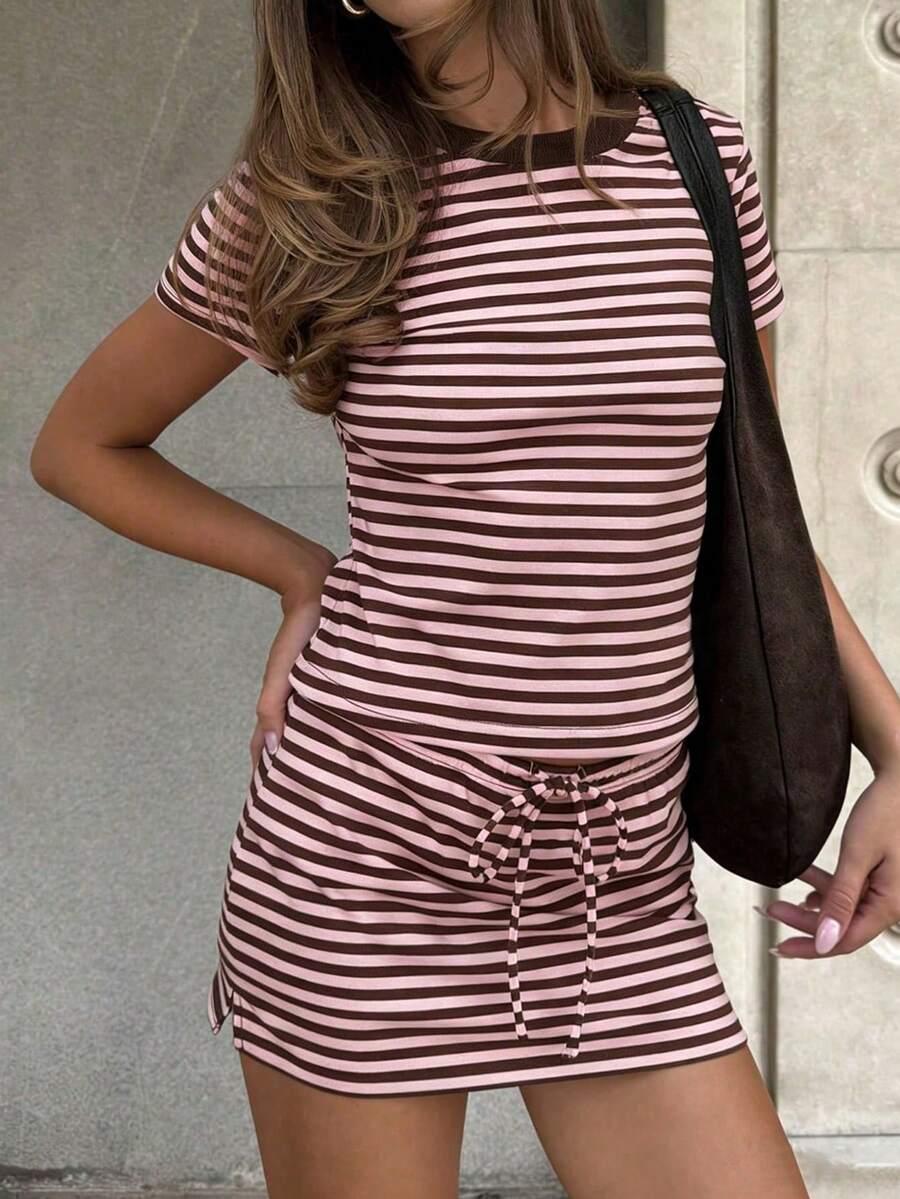 SHEIN KOMPLET BLUZKA SPÓDNICA S09__XL