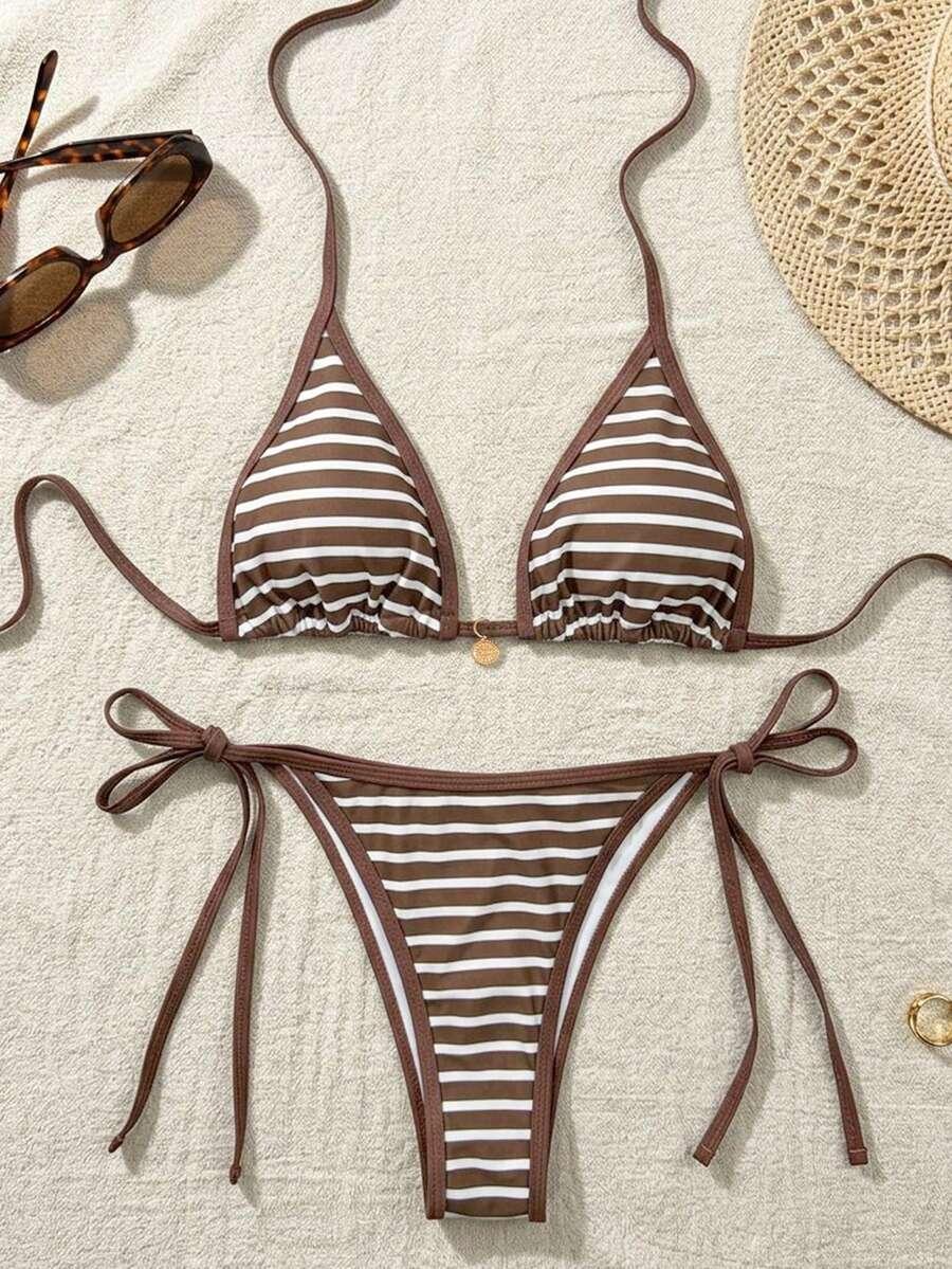 SWIM MOD DWUCZĘŚCIOWY STRÓJ KĄPIELOWY PASKI S09__XS