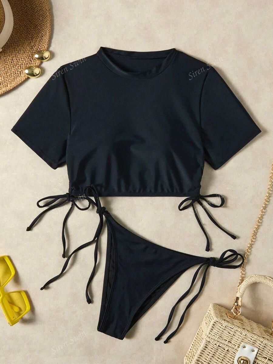 SHEIN DWUCZĘŚCIOWY STRÓJ KĄPIELOWY S09__S