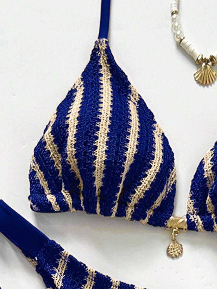 SHEIN DWUCZĘŚCIOWY STRÓJ KĄPIELOWY SPODNIE KOMPLET S09__L