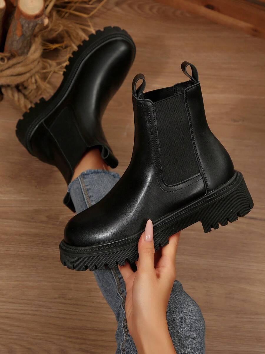 SHEIN CZARNE WSUWANE BOTKI W01__40,5