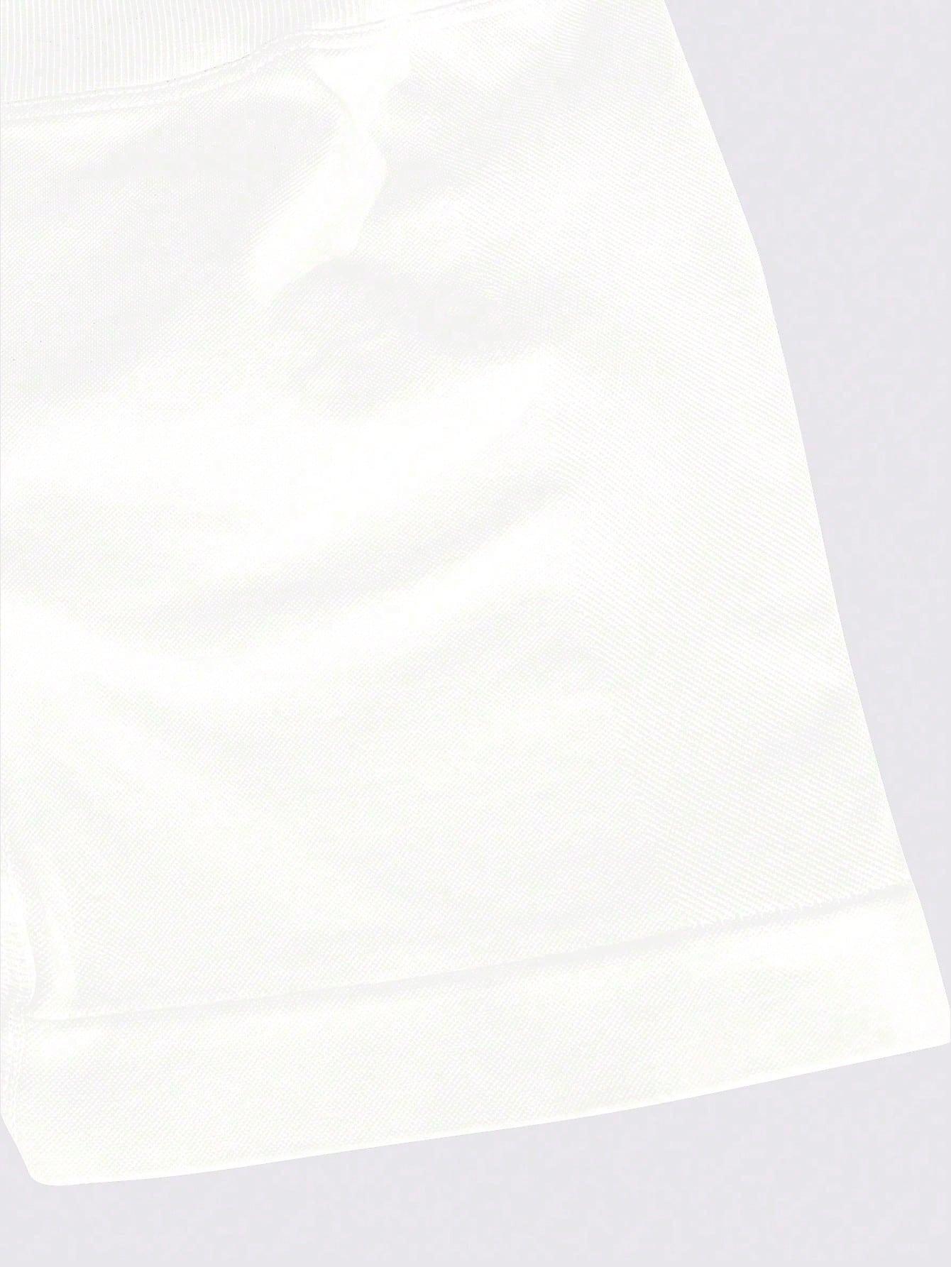 SHEIN BIAŁE SPODENKI SPORTOWE S06__S