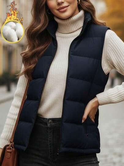 SHEIN GRANTOWA PIKOWANA KAMIZELKA ZAMEK W01__XS