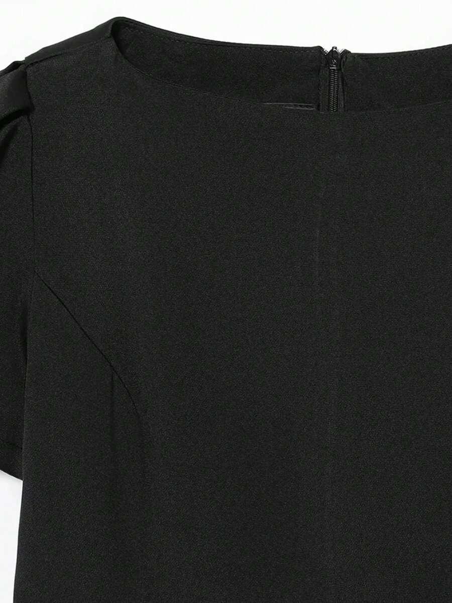 SHEIN CZARNA MINI SUKIENKA S06__XS