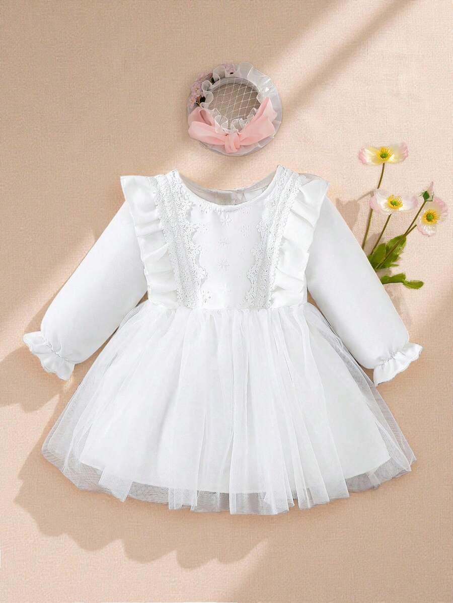 SHEIN BIAŁA SUKIENKA TIUL S06__74-80