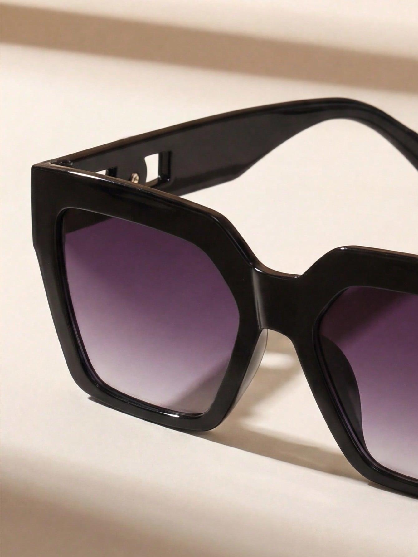 SHEIN CZARNE OKULARY PRZECIWSŁONECZNE S07